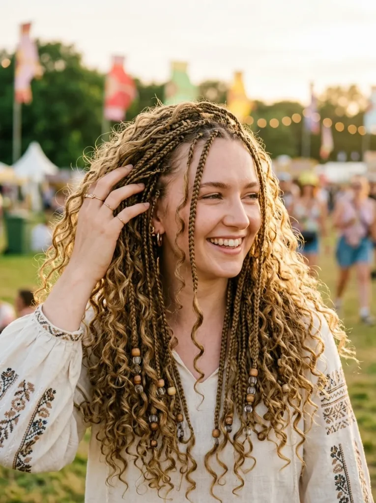 Bohemian Beaded Braids