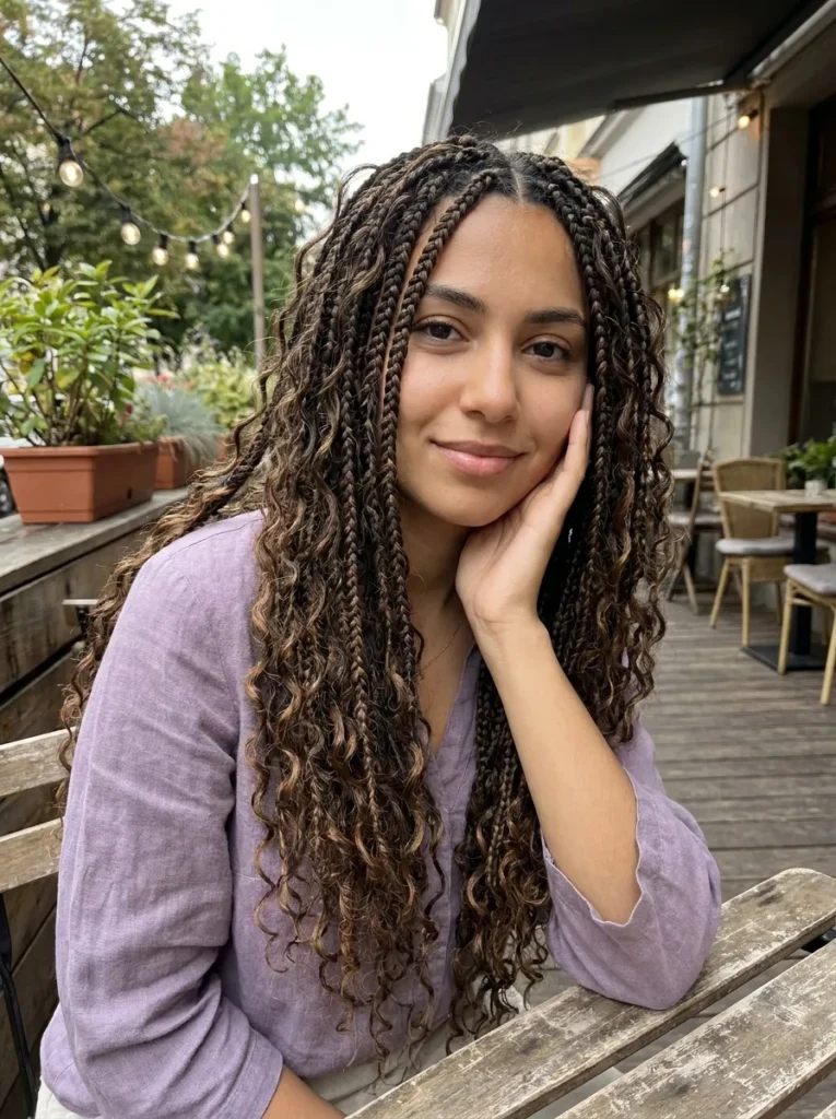 Bohemian Box Braids