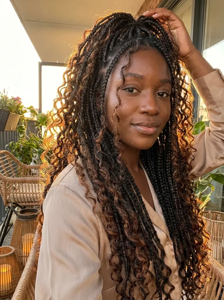 Bohemian Goddess Braids