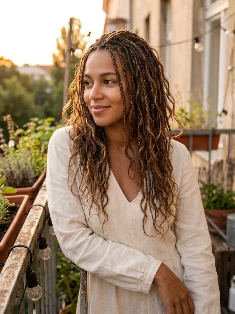 Bohemian Micro Braids
