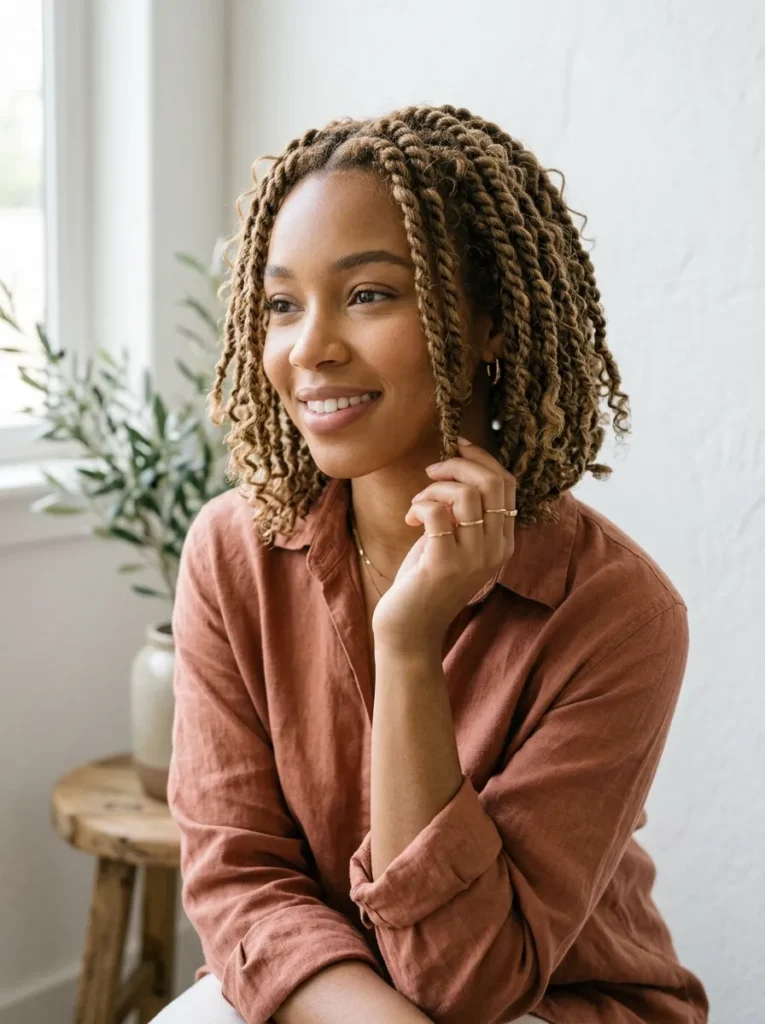 Bohemian Twist Bob