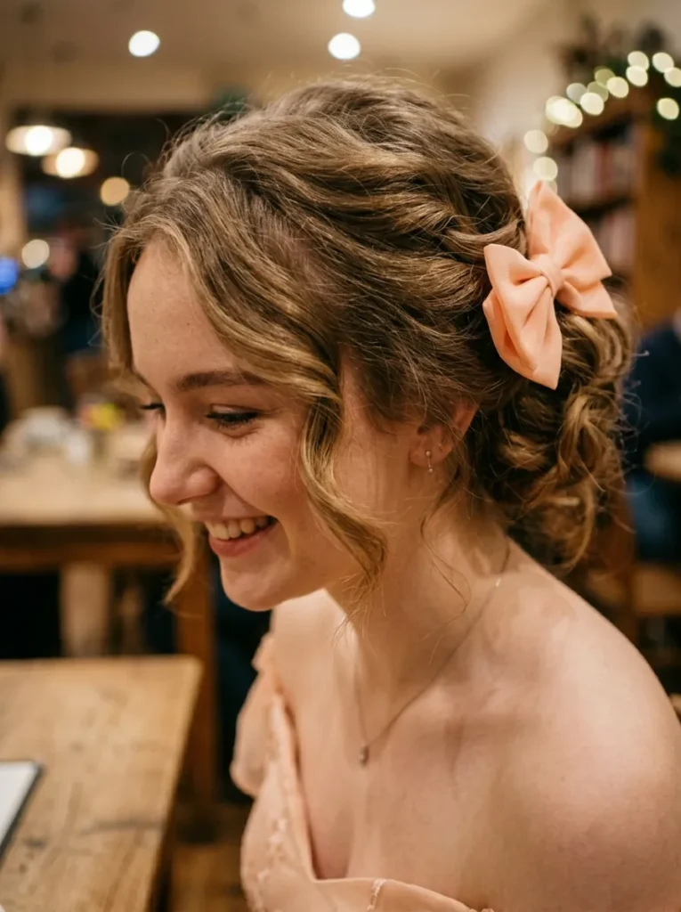 Bow Accent Updo