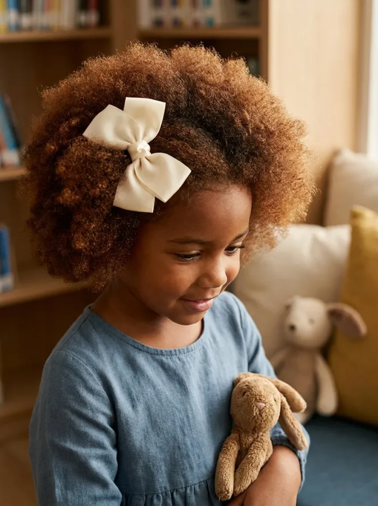 Bow Clip Afro