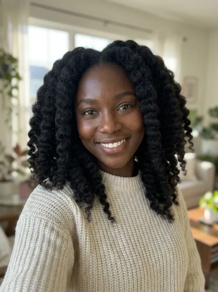Braid Out Natural Hairstyles On Black Women