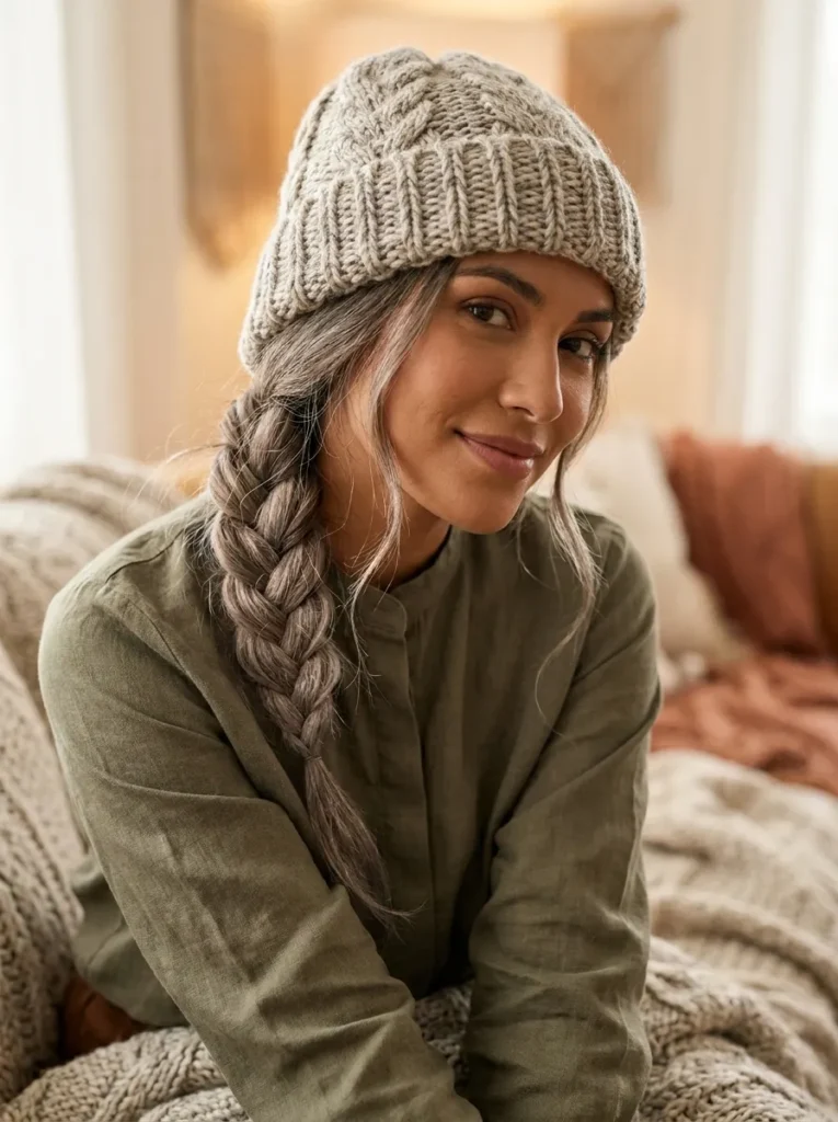 Braided Beanie Style