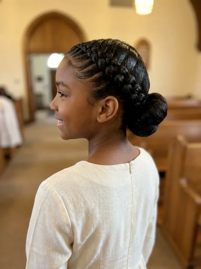 Braided Crown Bun