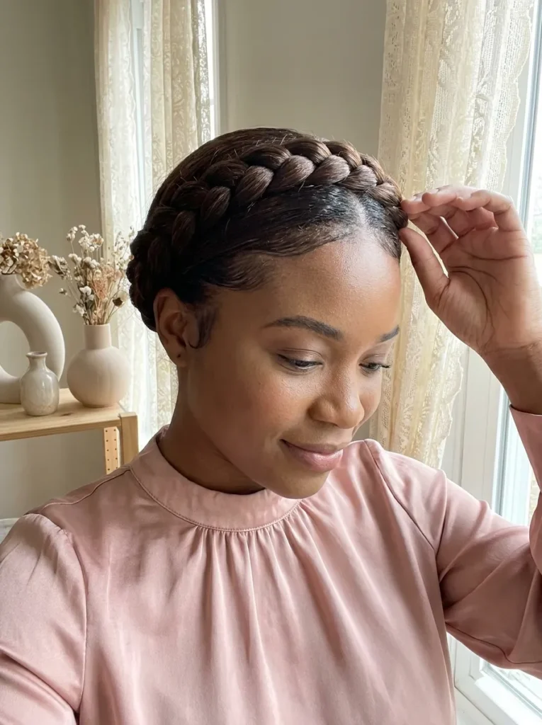 Braided Crown Cut