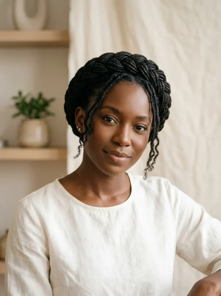 Braided Crown Sisterlocks