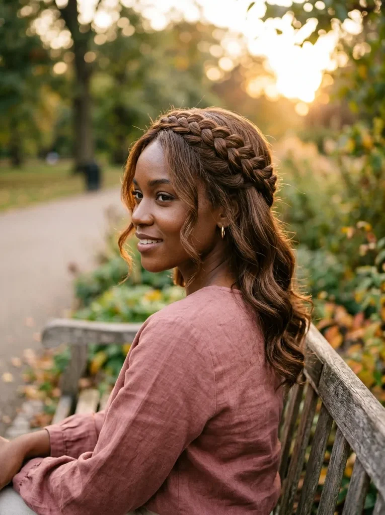 Braided Crown Waves