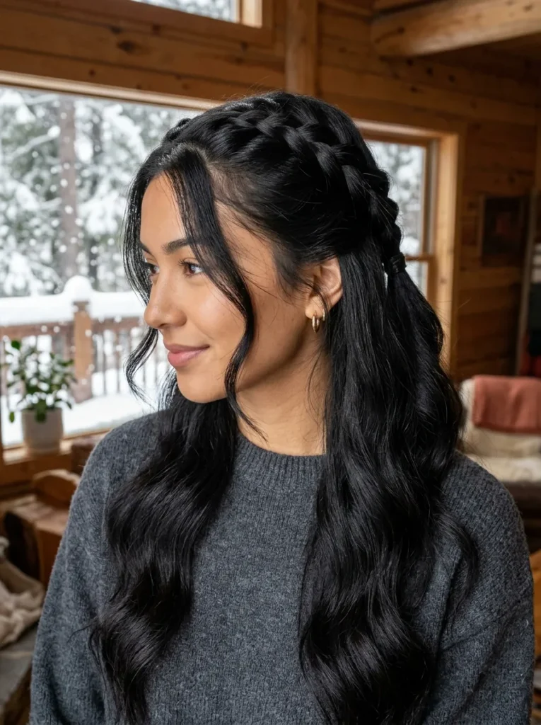 Braided Half Updo