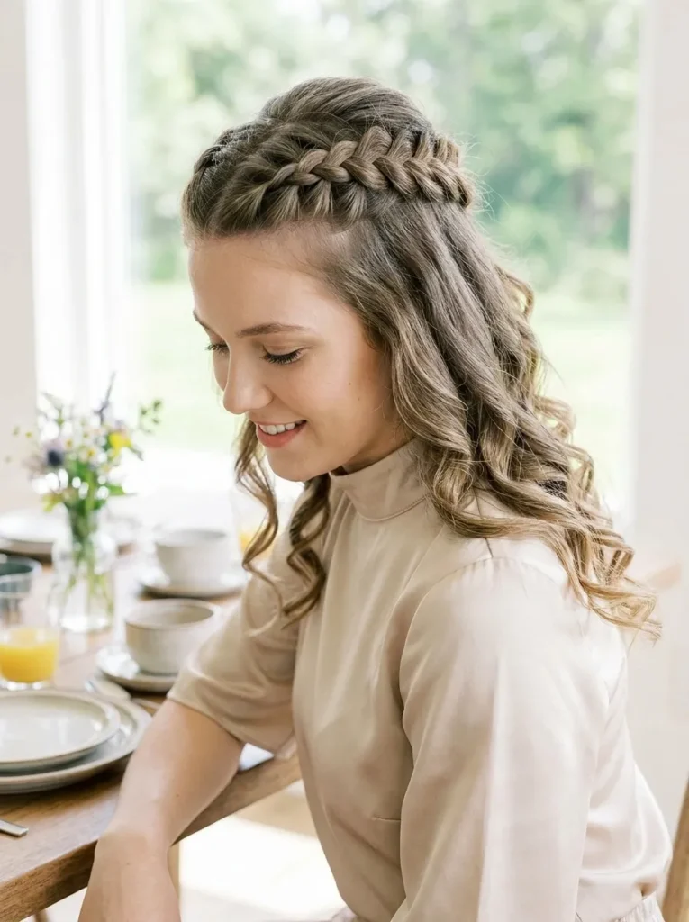 Braided Half Updo