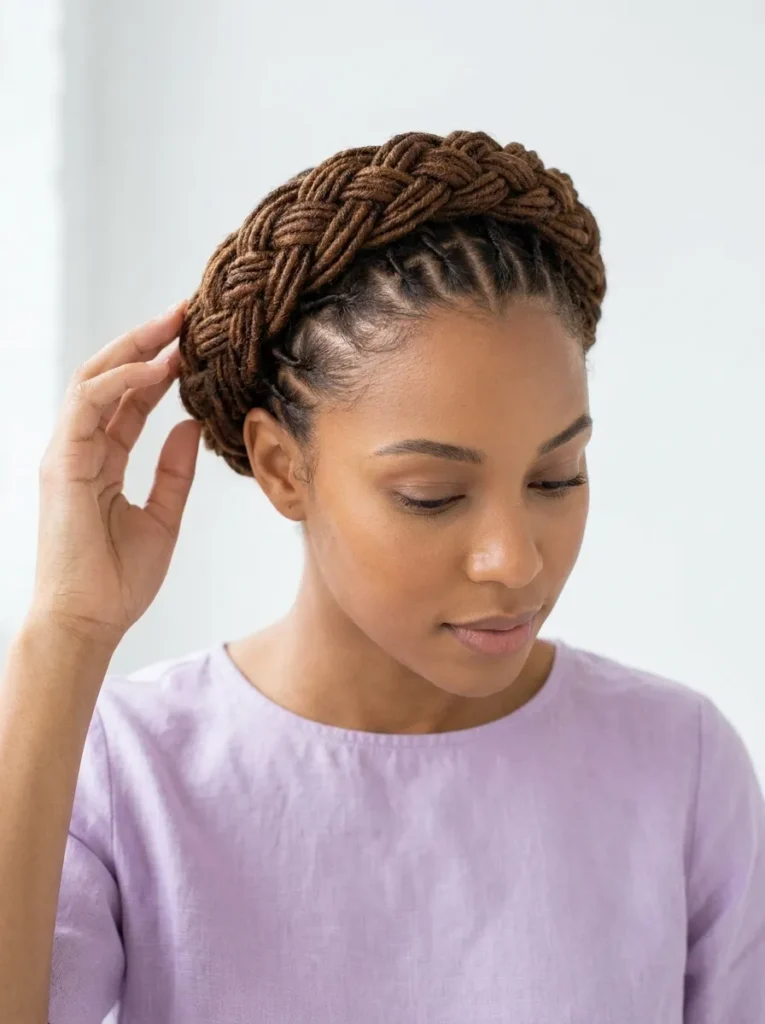 Braided Loc Crown