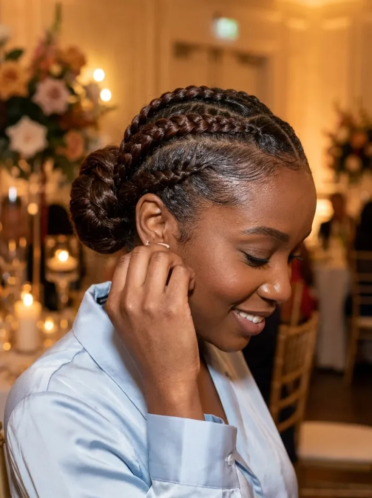Braided Low Bun