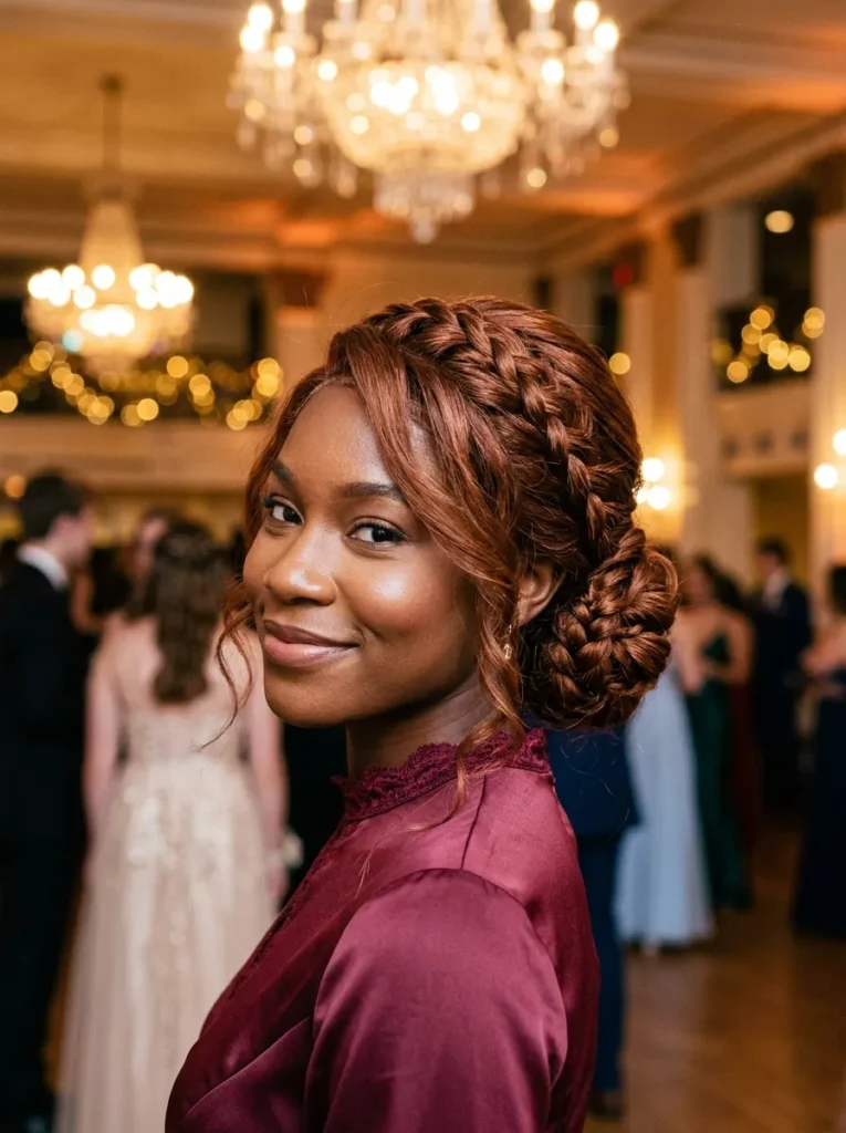 Braided Low Chignon