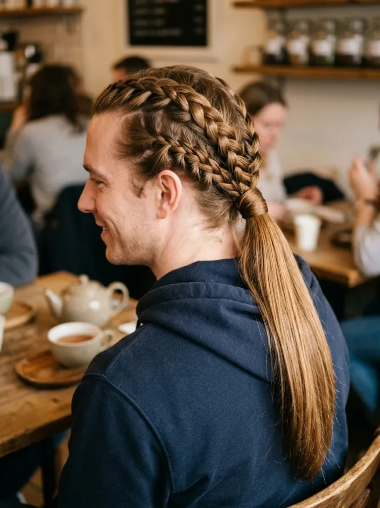 Braided Low Pony