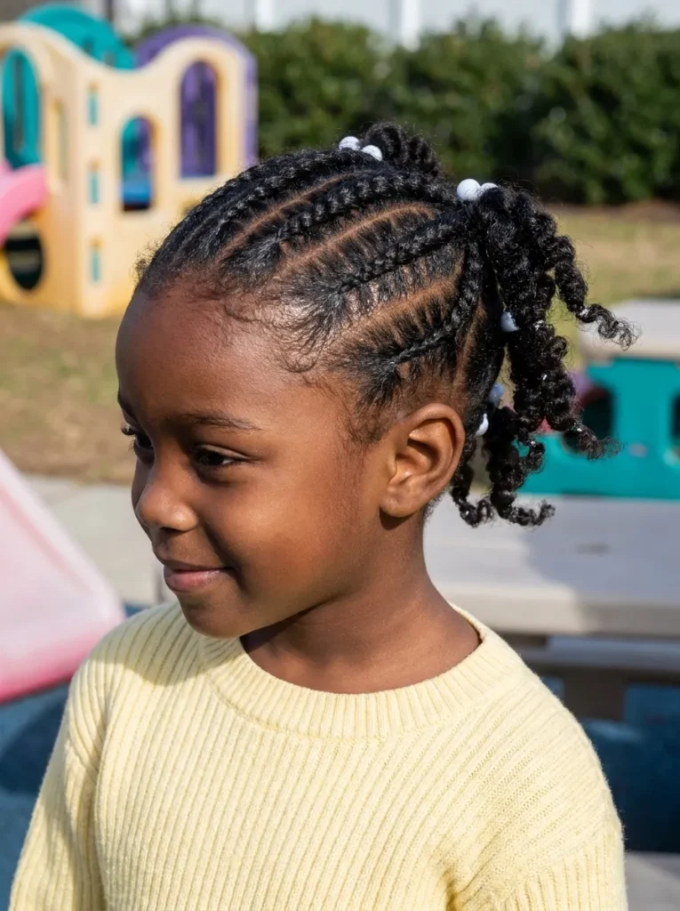 Braided Ponytail Rows