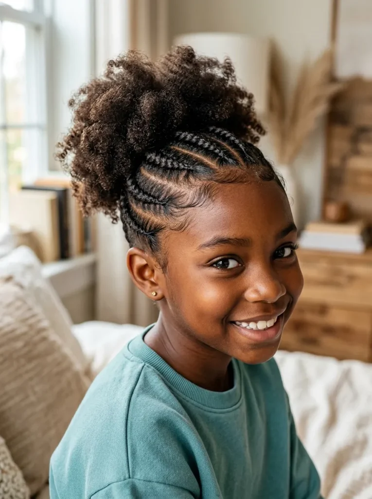 Braided Puff Ponytail