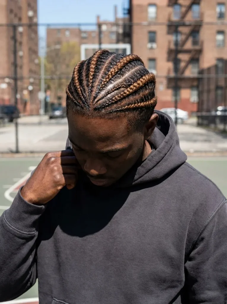 Brown Burst Braids