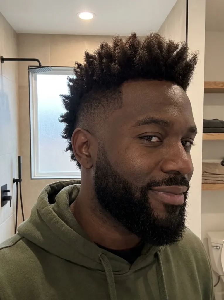 Burst Fade Mohawk