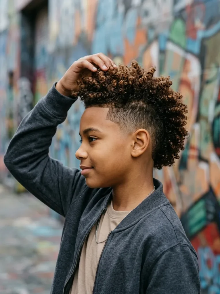 Burst Fade Mohawk