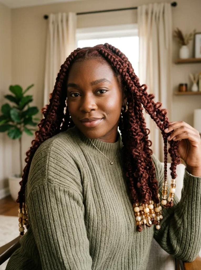 Butterfly Beaded Braids