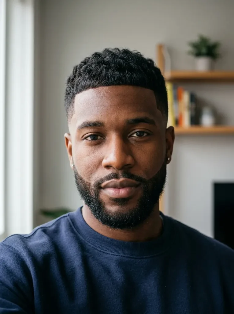 Caesar Fade Cut