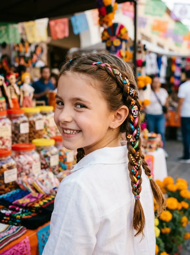 Candy Skull Braids