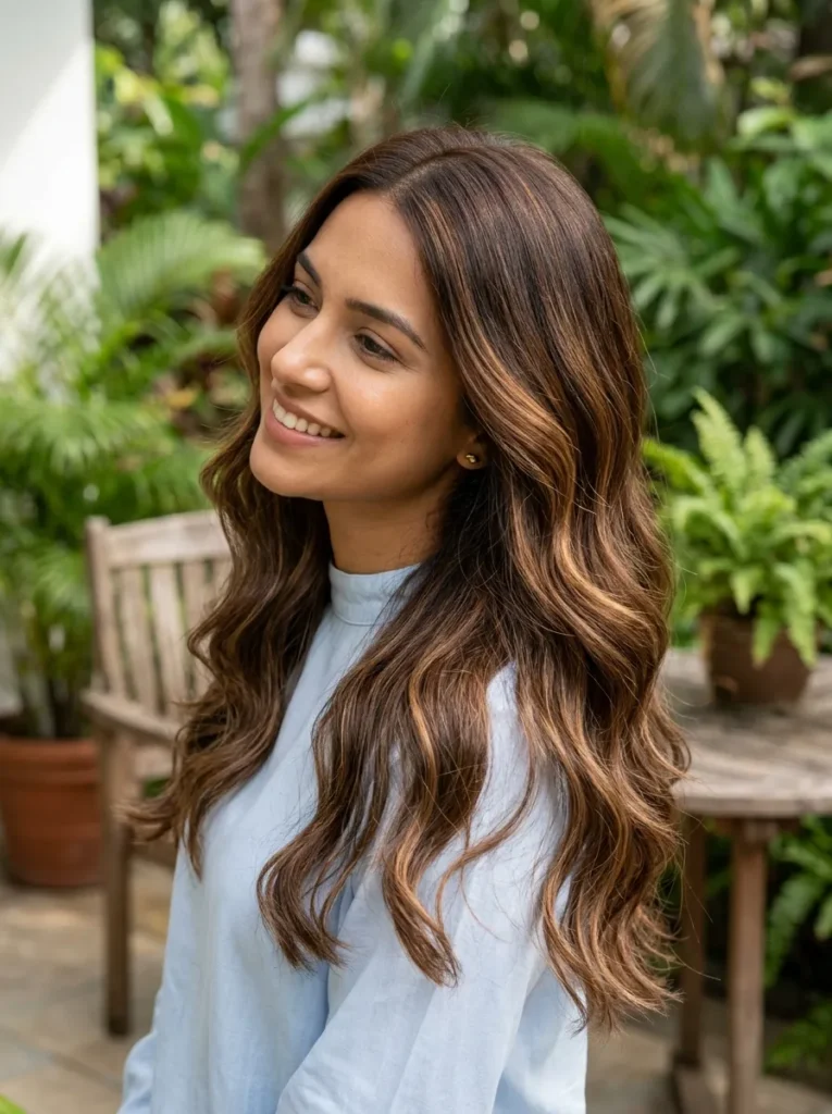 Chestnut Brown Balayage