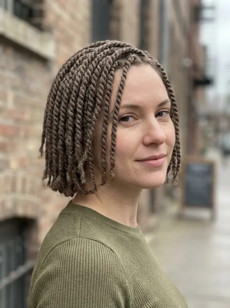 Chin Length Twists