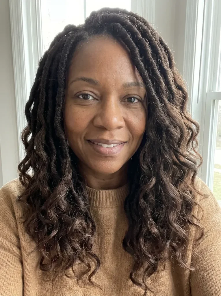 Chocolate Brown Goddess Locs