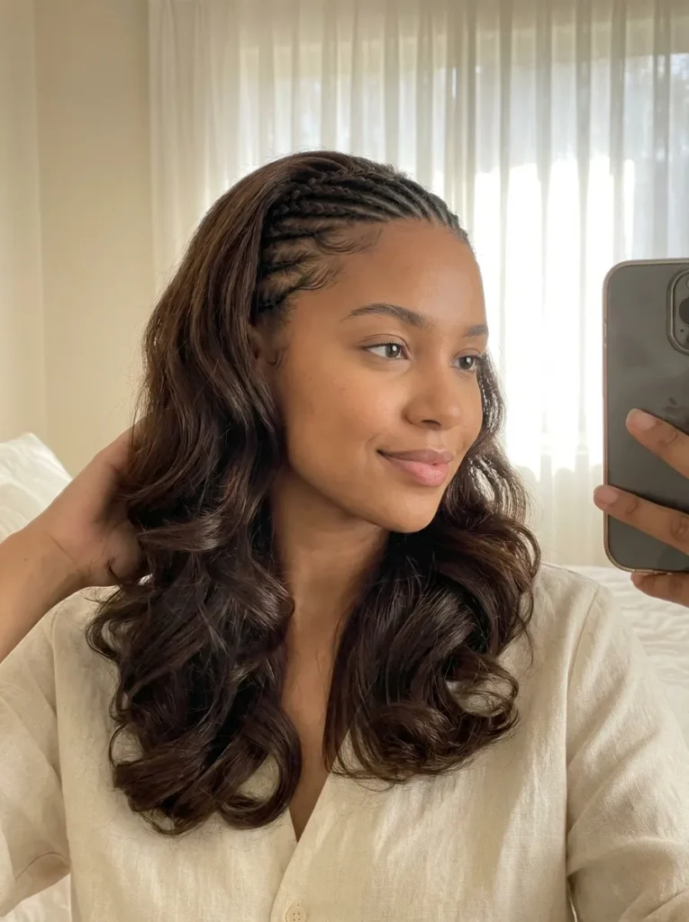 Chocolate Brown Waves