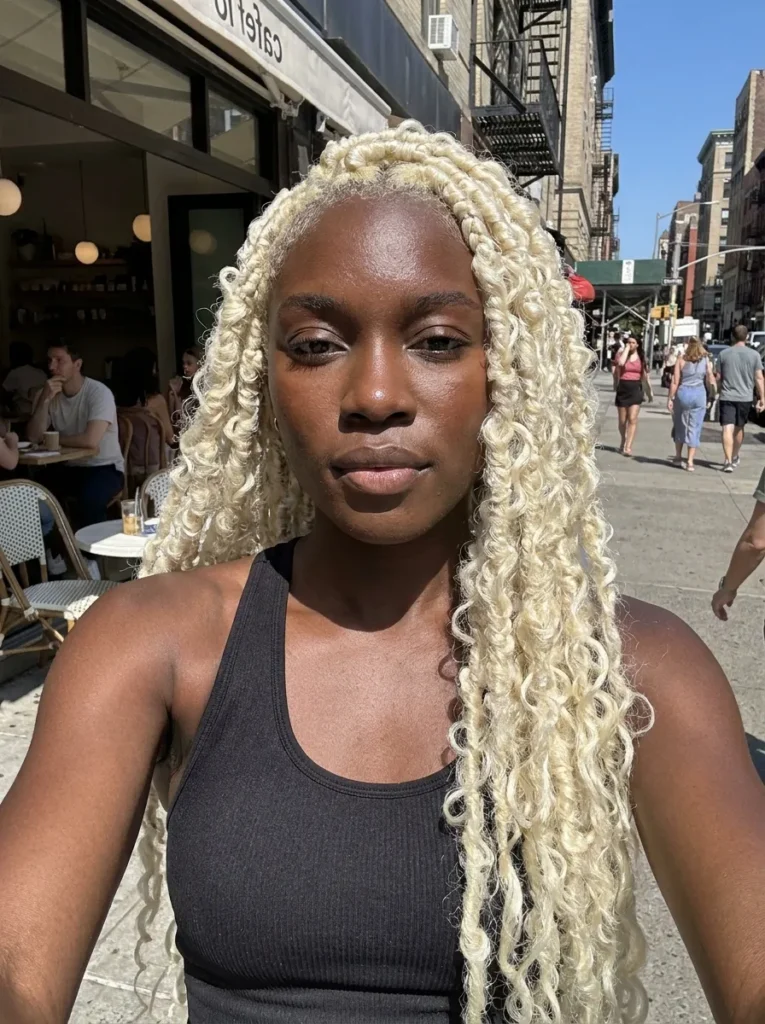 Chunky Platinum Blonde