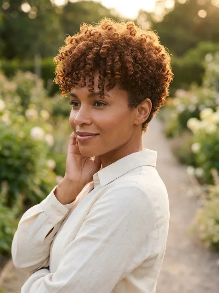 Cinnamon Curl Taper