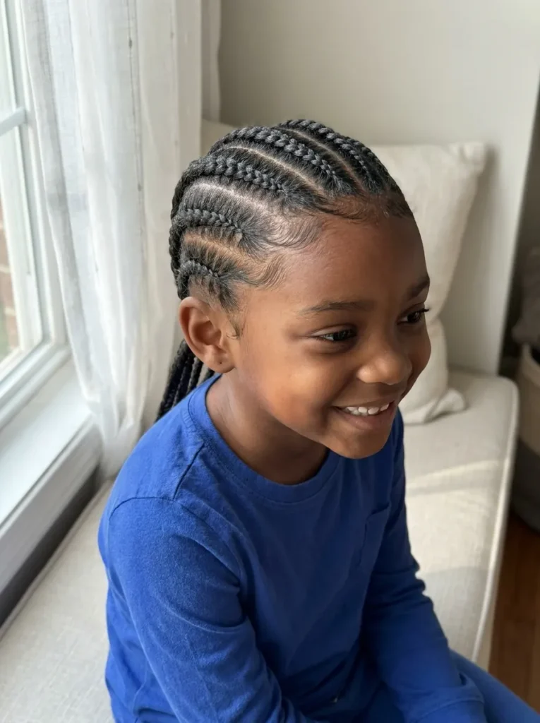 Classic Straight Back Cornrows