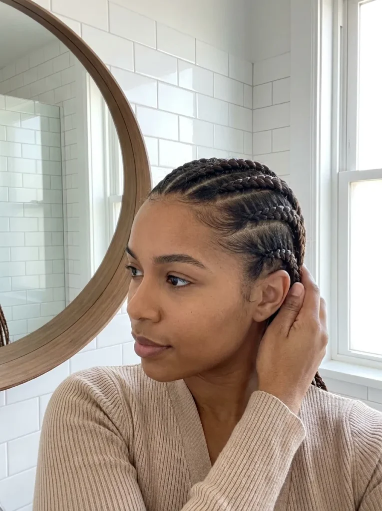 Classic Straight Cornrows