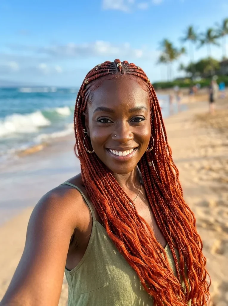 Copper Red Braids