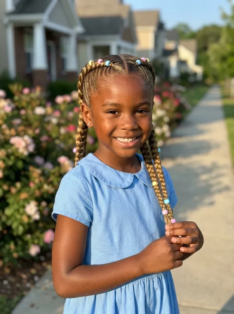 Cornrow Pigtails