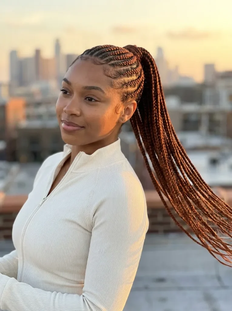 Cornrow Ponytail