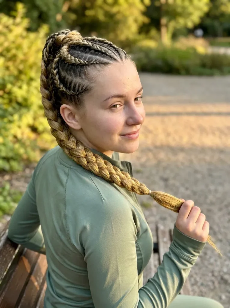 Cornrow Ponytail Braids