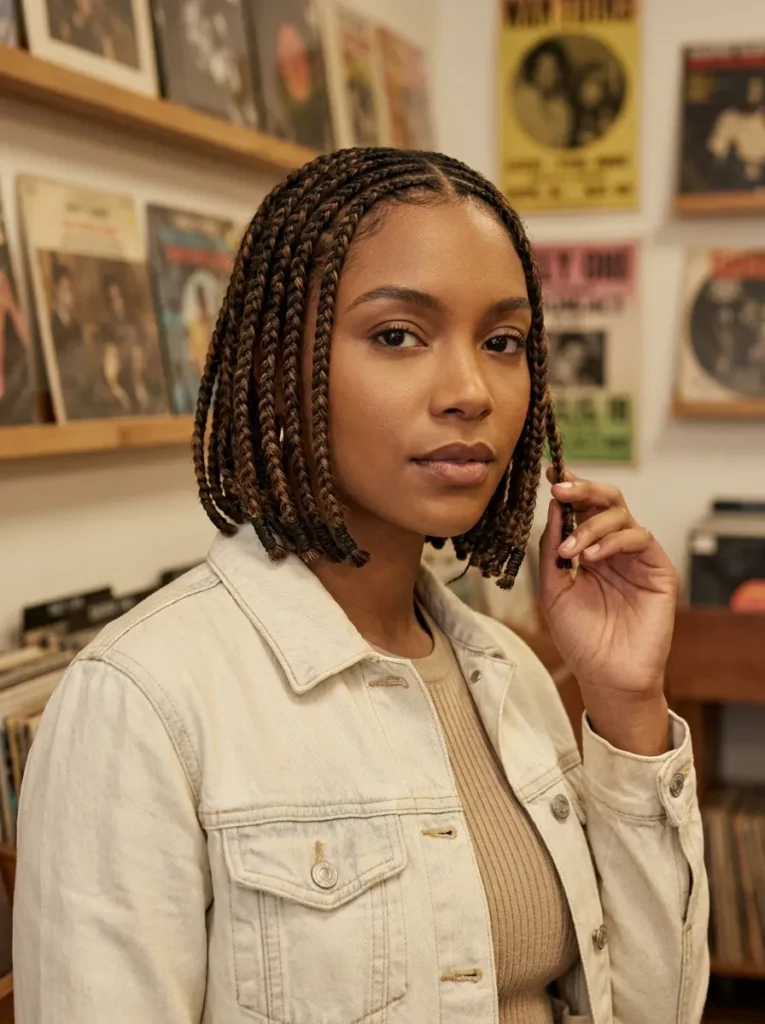 Cornrows Bob Braids