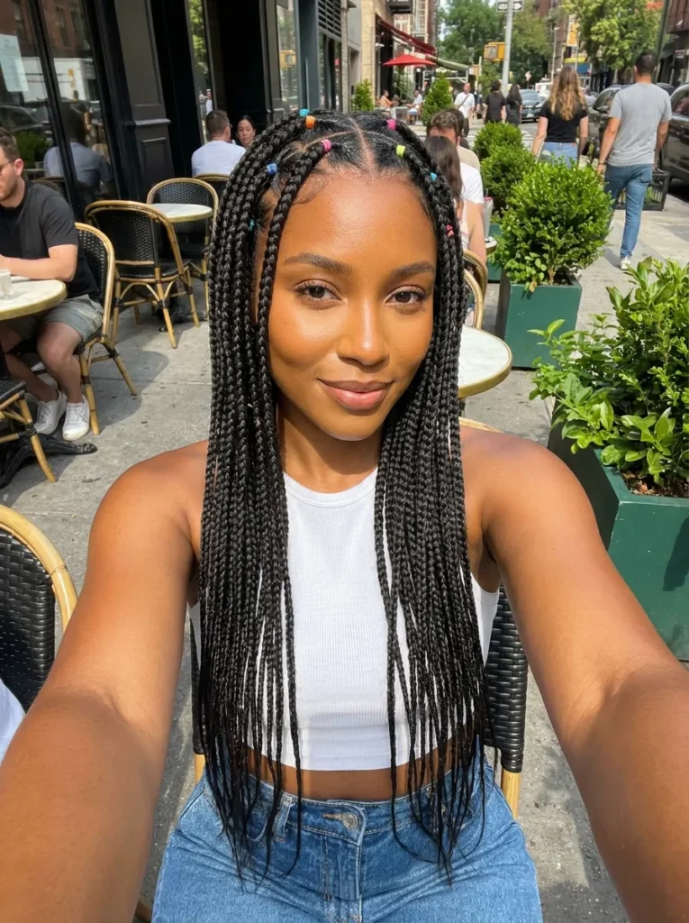 Criss-Cross Front Plaits