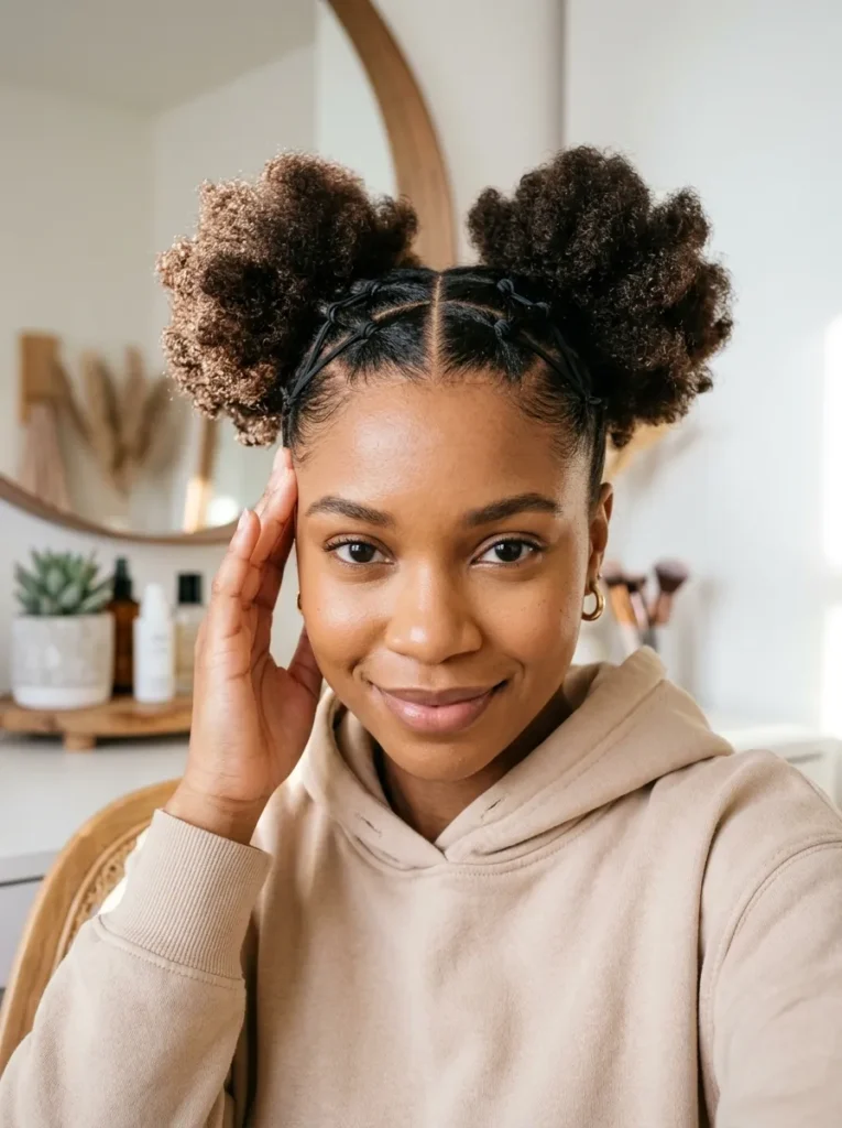 Cross Pattern Buns