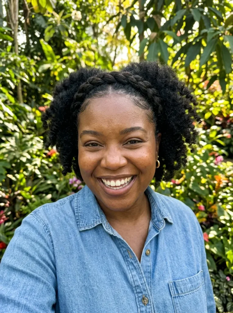 Crown Braid Twist Out