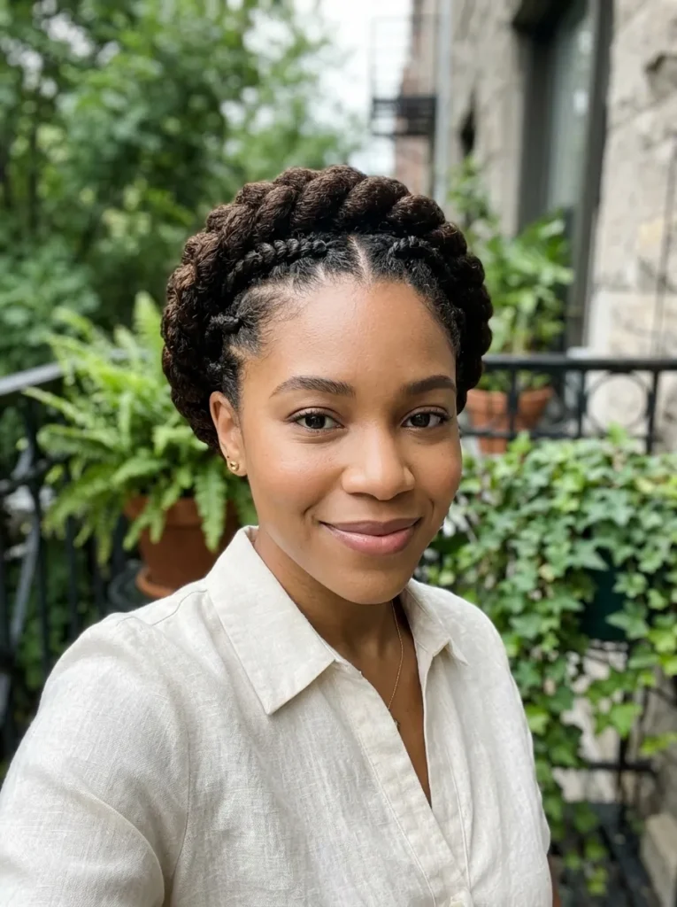 Crown Twist Updo