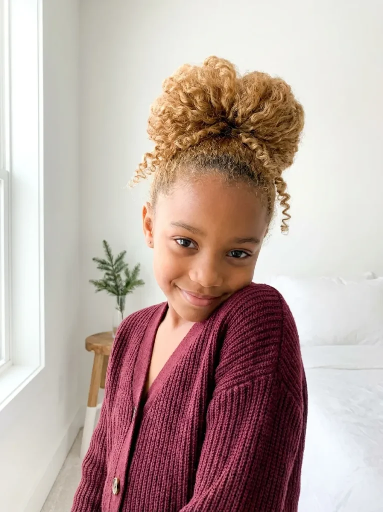Curly Crown Updo