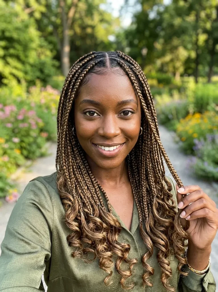 Curly End Braids