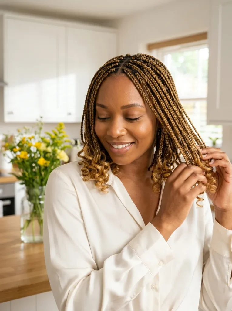 Curly End Braids