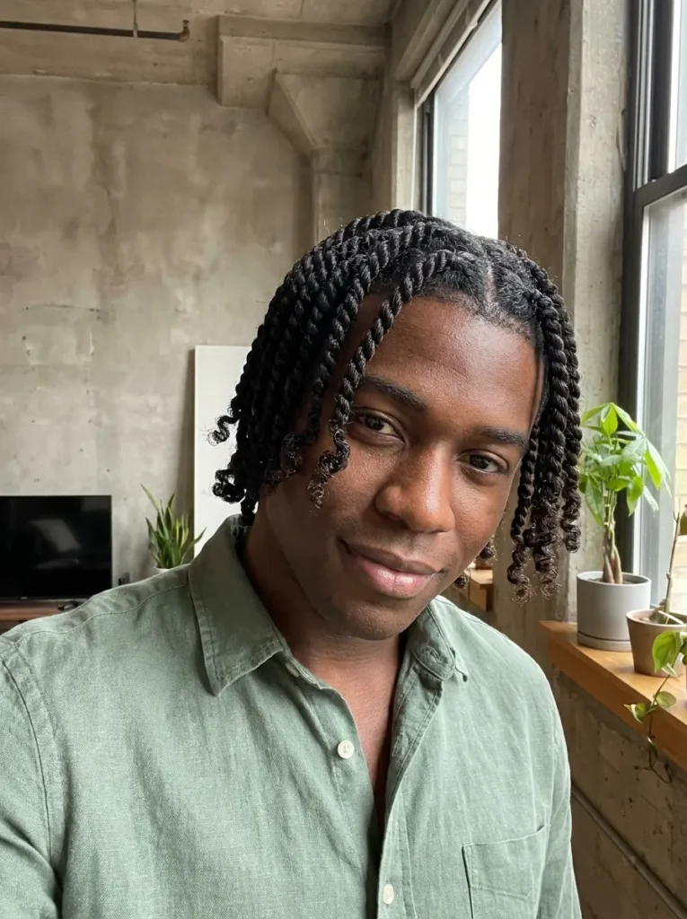 Curly End Twists