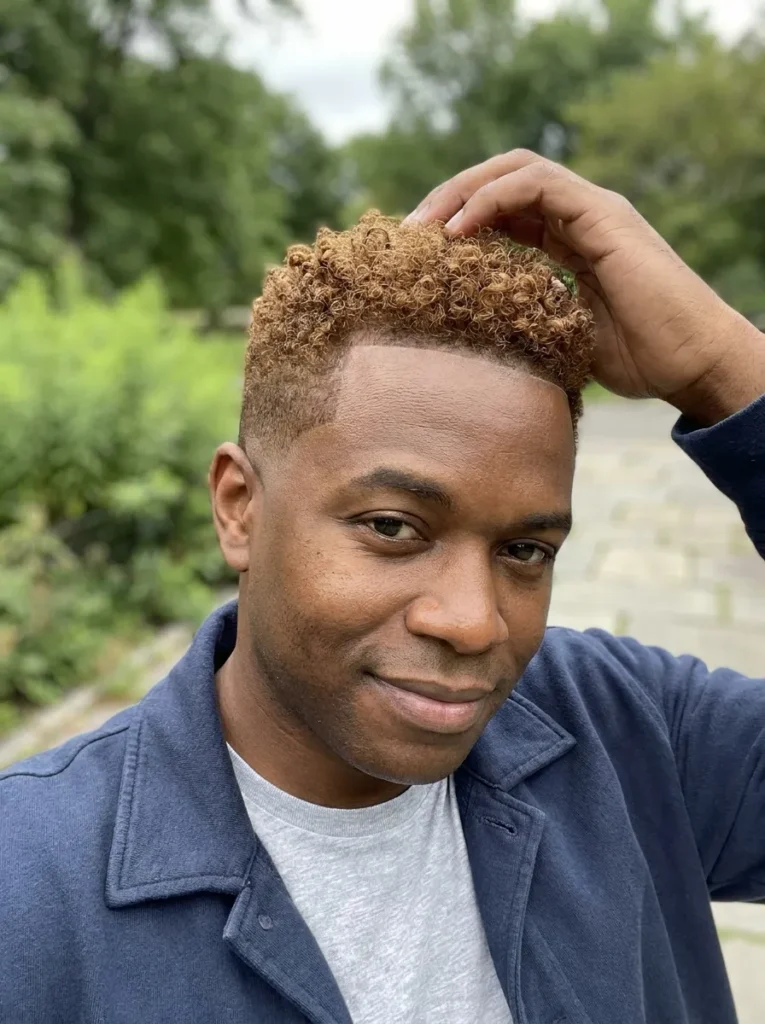 Curly Fade Buzz