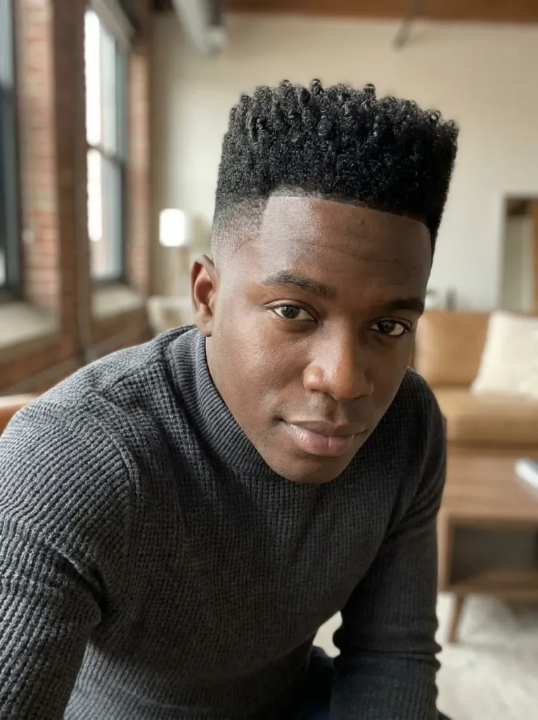 Curly Flat Top